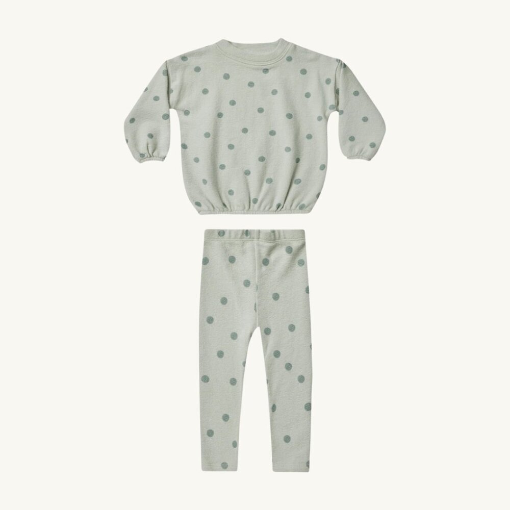 Rylee + Cru polka dots spongey set 3-6M​​